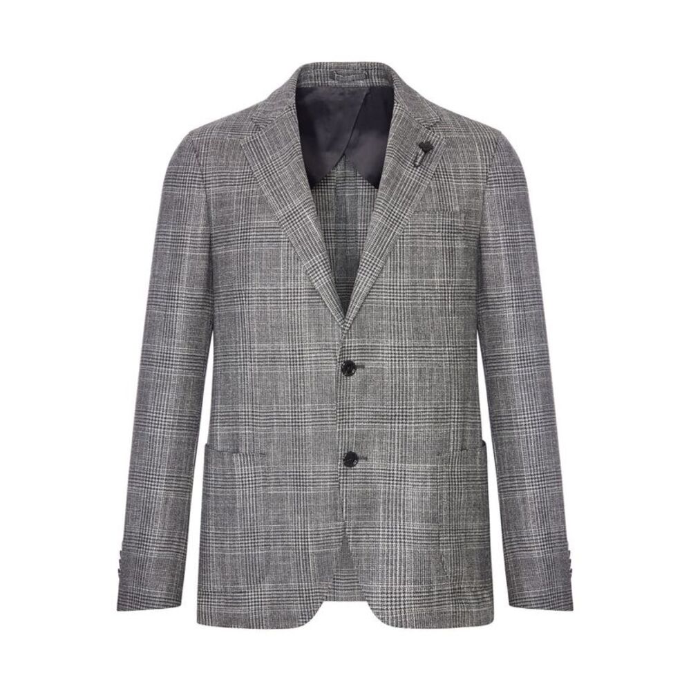 Lardini Men Tailored Single-Breasted Blazer In Wool, Silk And Cashmere